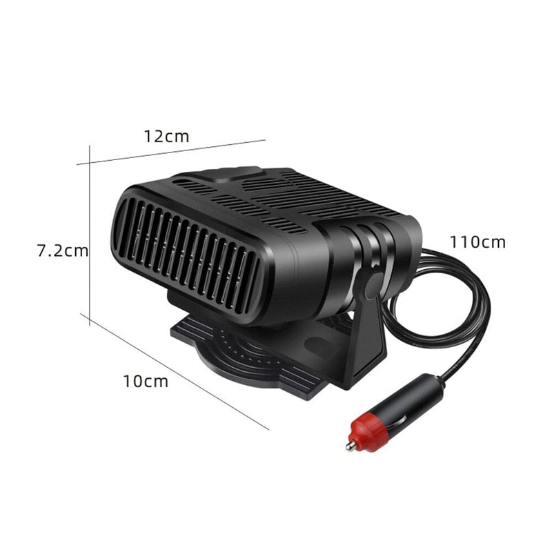 NEW 12V/24V Car Heater Portable Car Heater Fan 2IN1 Cooling Heating Auto Windshield Defroster Car Defogger Anti-Fog Heater Dryer